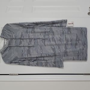 Camo grey hooded dress